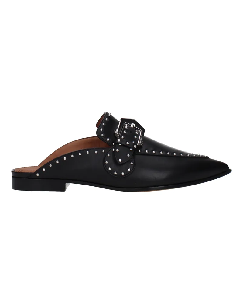 Givenchy Pantoffeln und Hufe Frauen Leder schwarz -