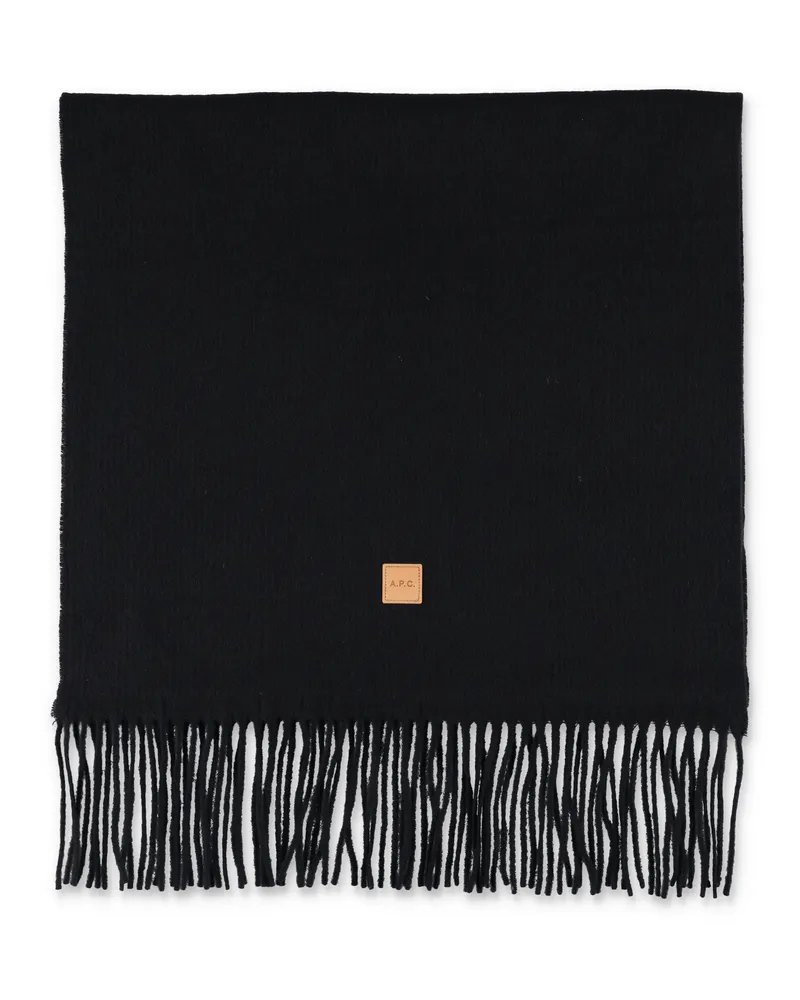 A.P.C. Schals schwarz Black