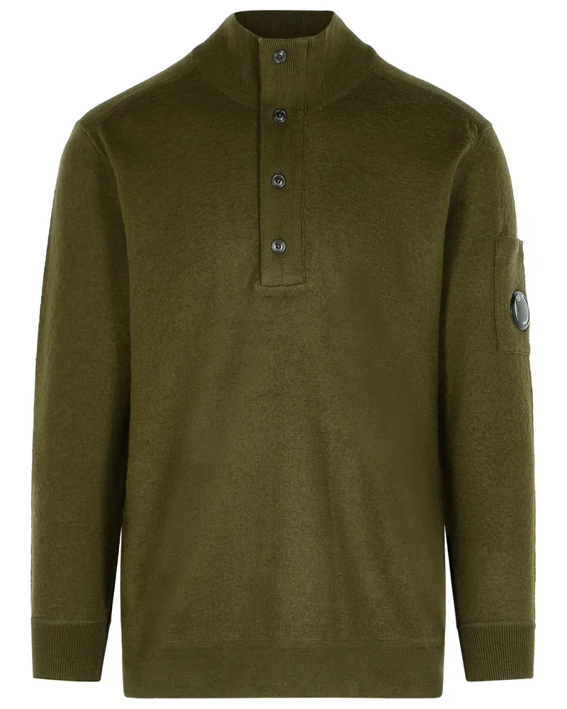 C.P. Company C.P. Firma 'GRS' Green Woll Mischpullover Green