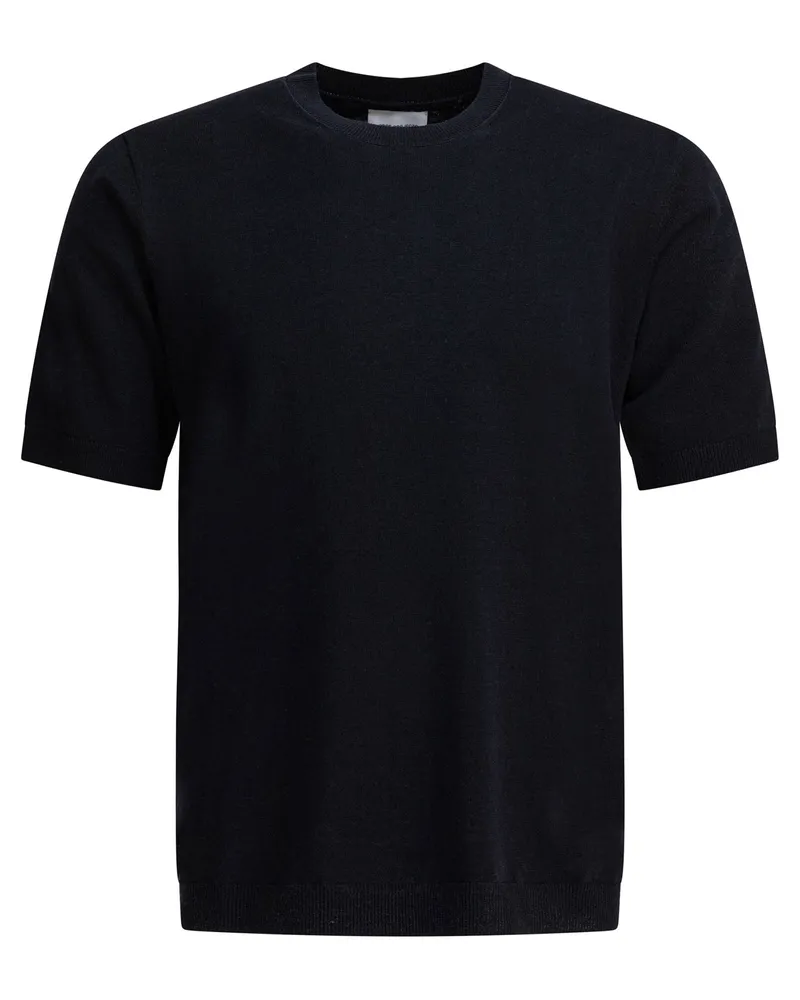 Norse Projects Nordprojekte Rhys Cotton Leinen T -Shirt Blue