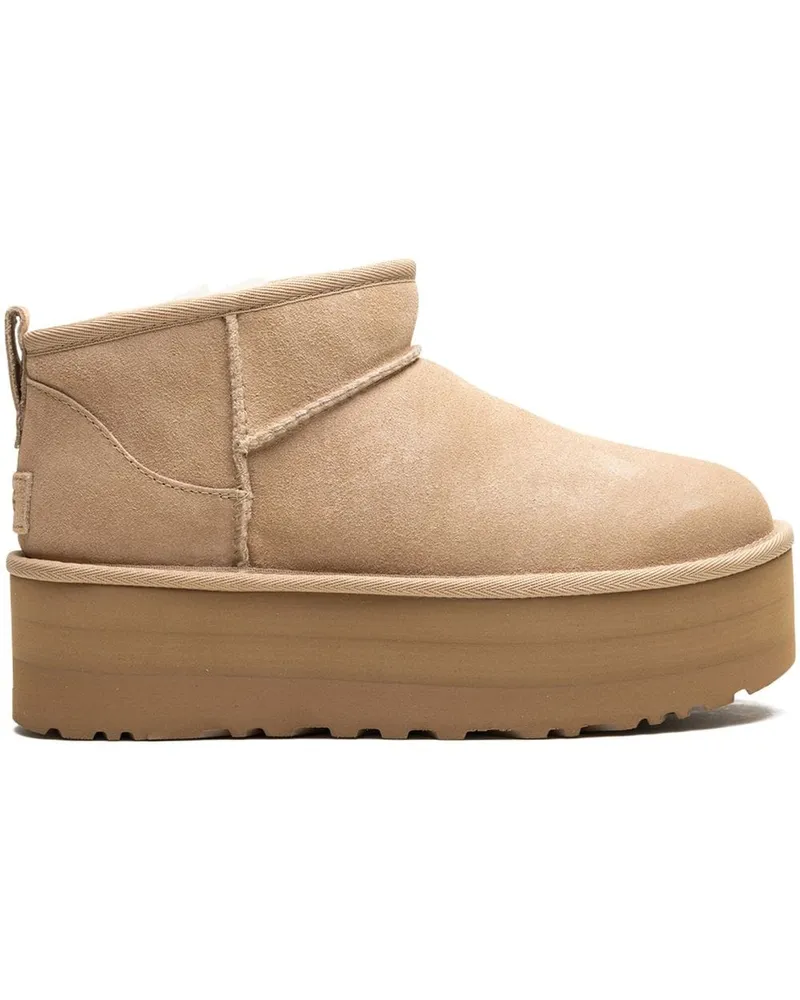 UGG Classic Ultra Mini Platform Stiefel Beige
