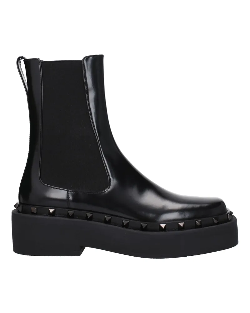 Valentino Garavani Frauen 's Lederstiefel schwarz -
