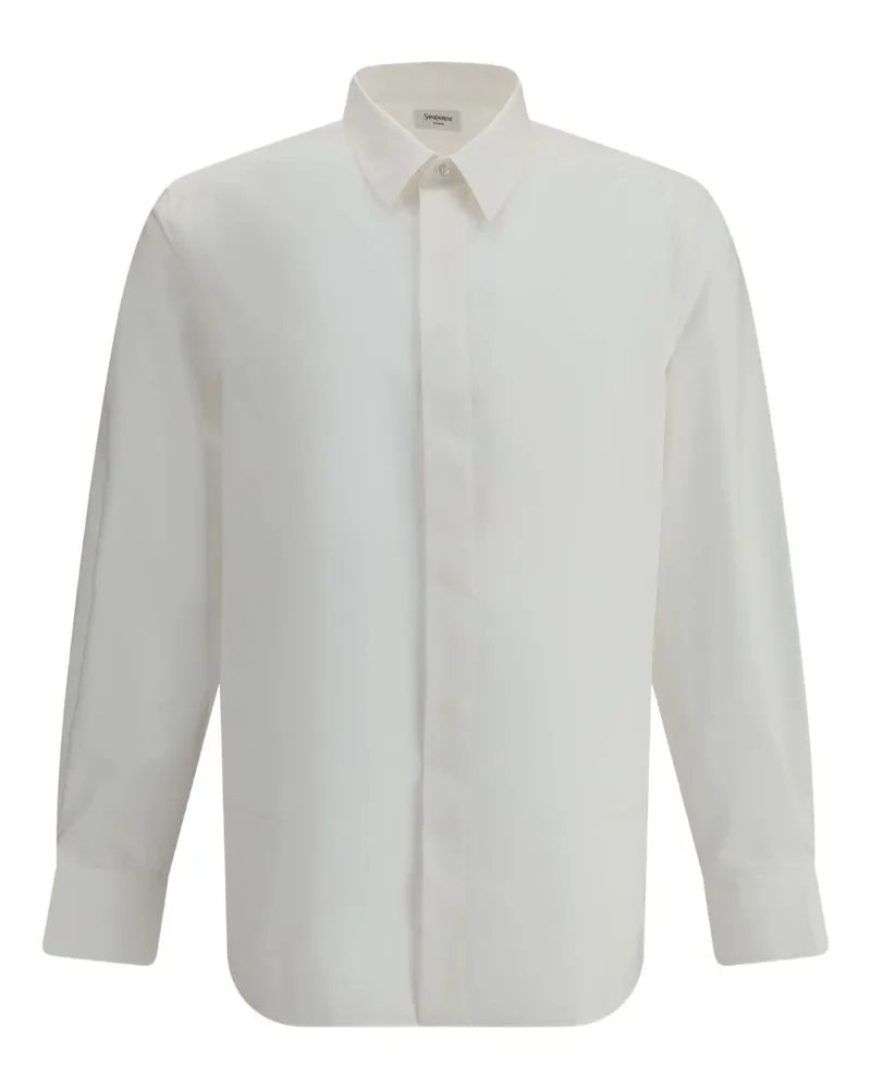 Saint Laurent Baumwollhemd White