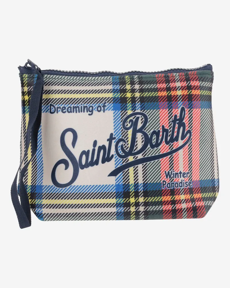 MC2 Saint Barth Aline Clutch Bag mit Logo Red