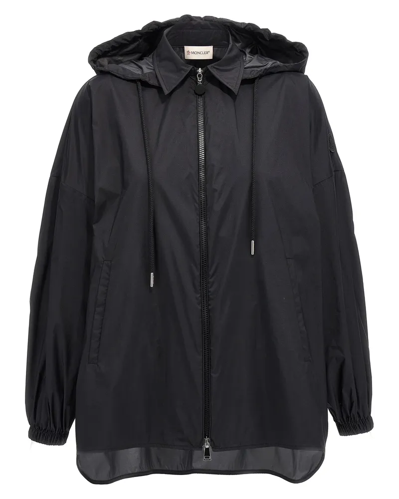 Moncler zerzauste Windbreaker Black