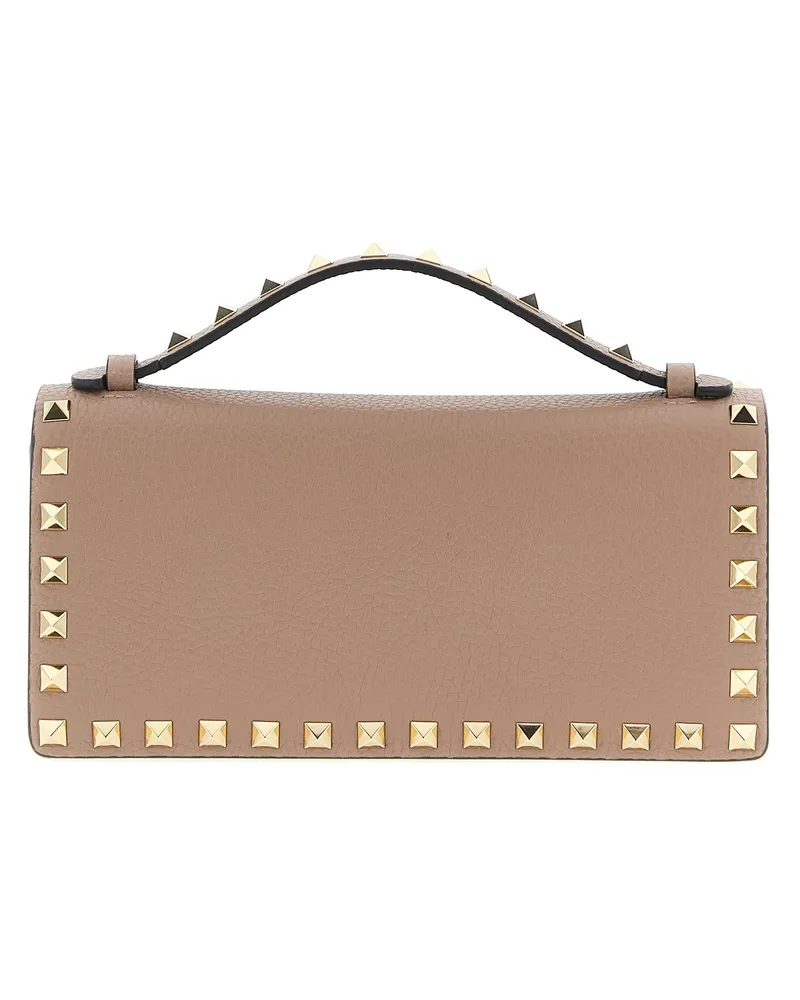 Valentino Garavani Valentino Garavani 'Rockstud' Brieftasche an der Kette Pink