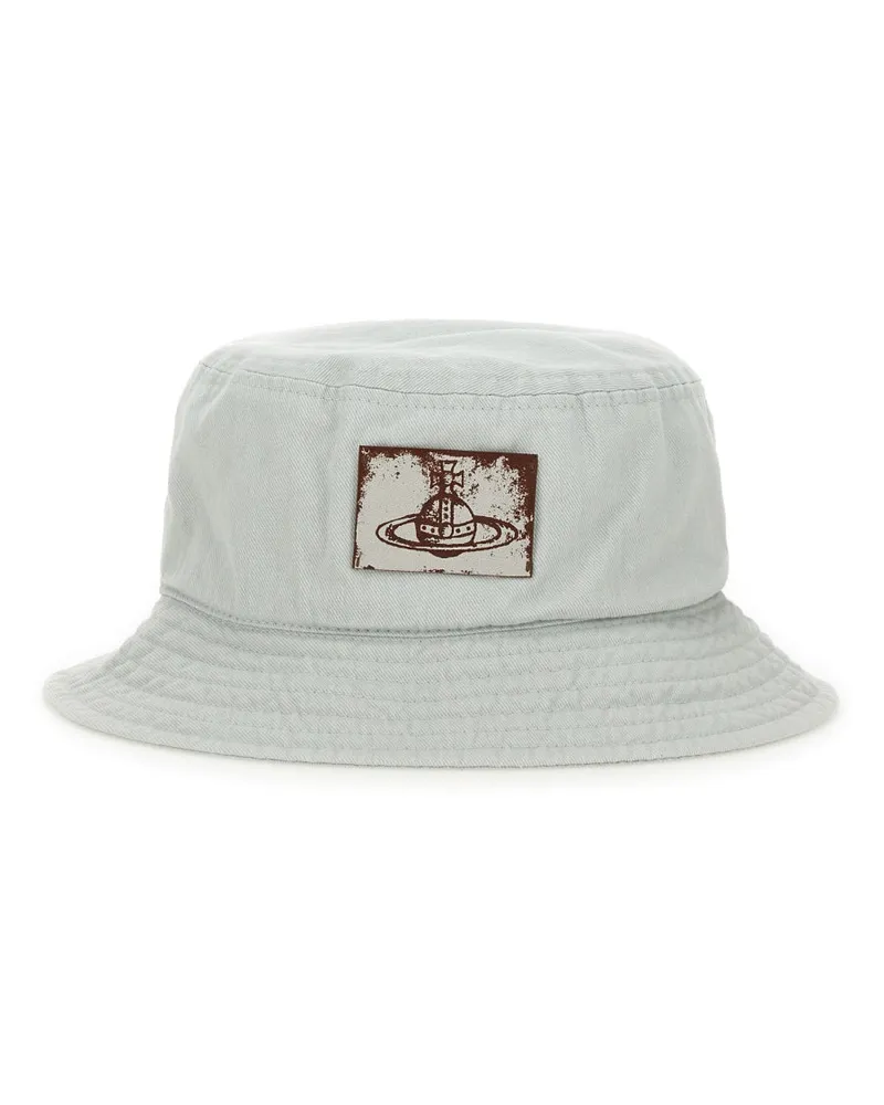 Vivienne Westwood Eimer Hut mit Logo White