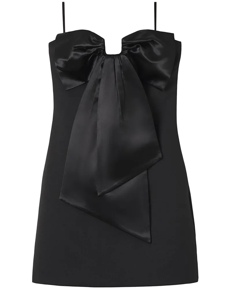 Marc Jacobs Bogendetail Mini Kleid Black
