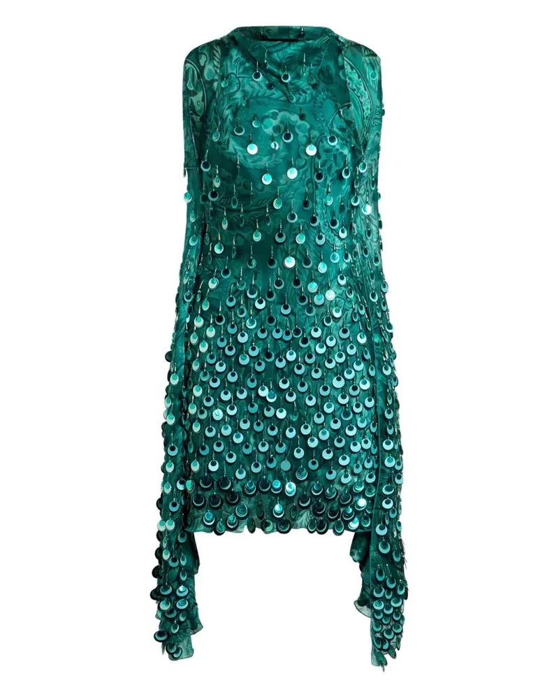 Etro Kurzes -Kleid mit Paisley-Print X0880