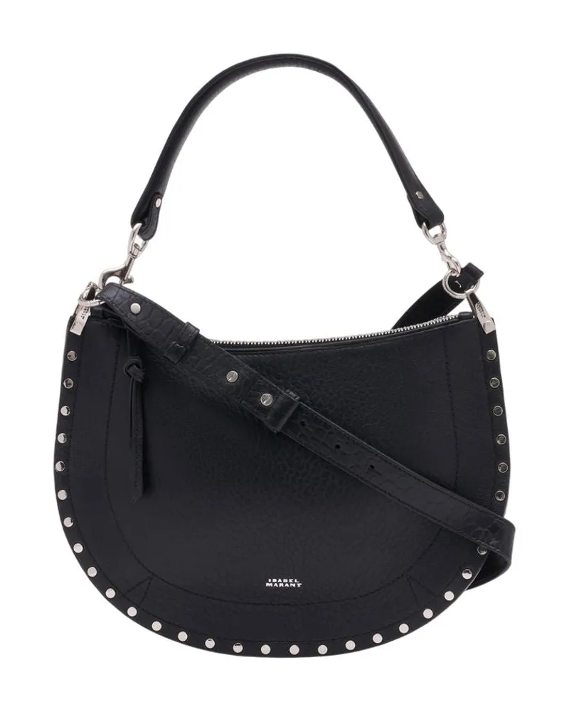 Isabel Marant Oskan Gd Umhängetasche  Leder Schwarz Black