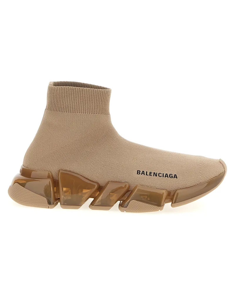 Balenciaga Sneaker „Speed ​​2.0 Full Clear Sole Beige