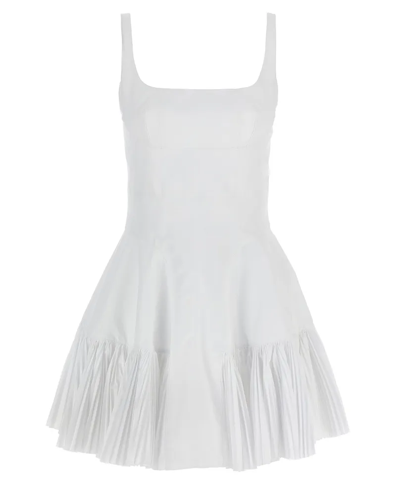 Giovanni Bedin Faltenkleid White