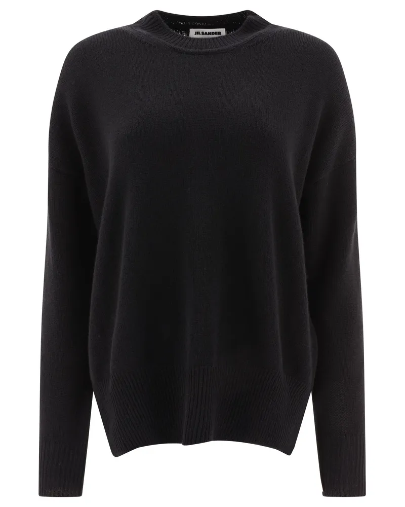 Jil Sander Superfine Cashmere Pullover Schwarz