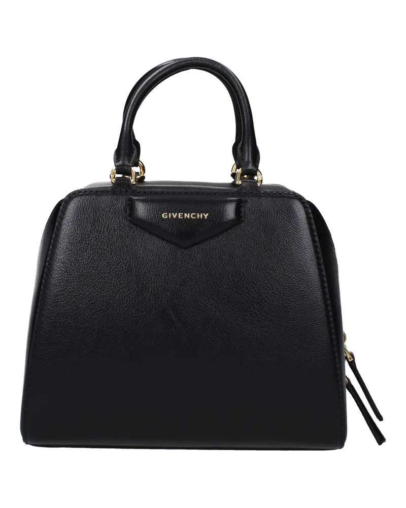 Givenchy Antigona Cube Damens Handtasche aus schwarzem Leder -