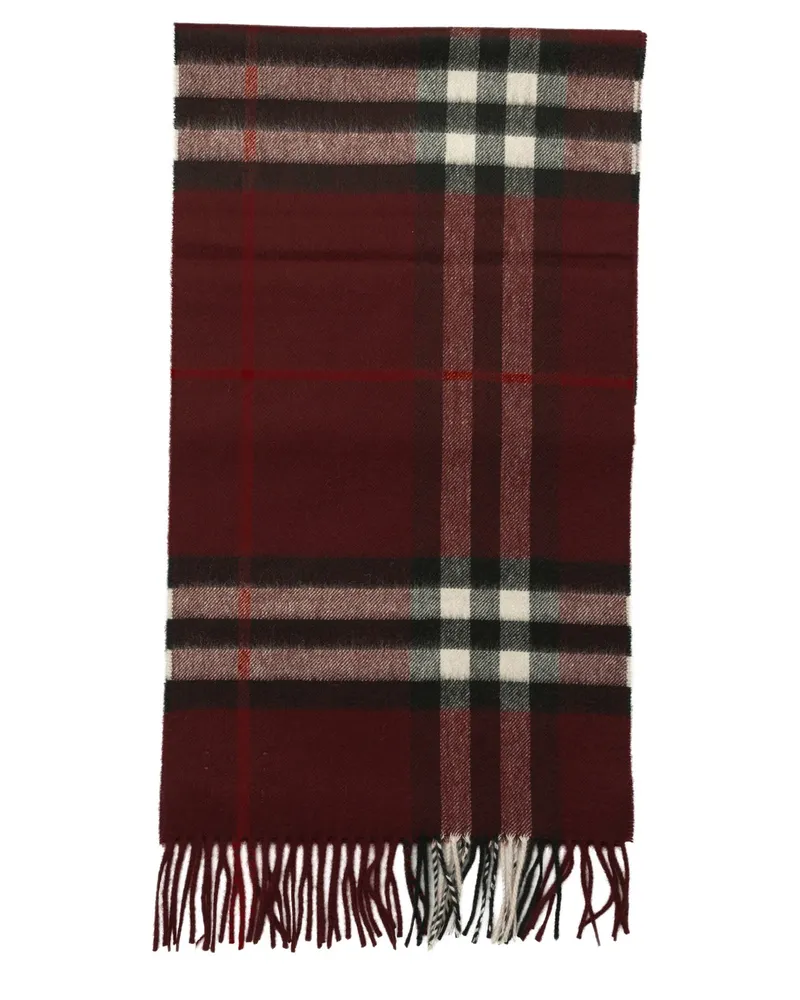 Burberry Schal mit Karomuster Bordeaux
