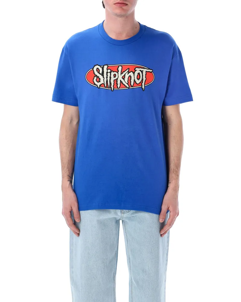 PLEASURES Freuden T -Shirts und Polos Blau Blue