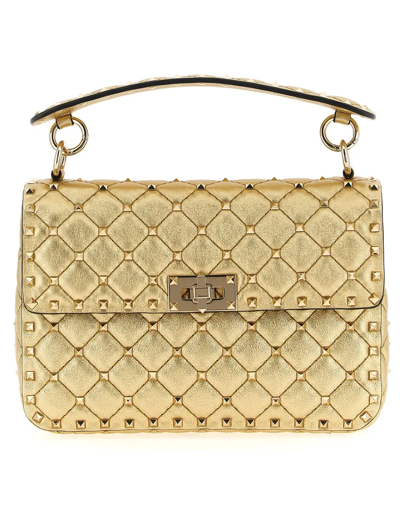 Valentino Garavani Valentino Garavani 'Rockstud Spike' M Umhängetasche Gold