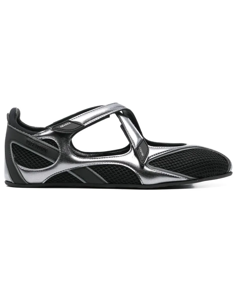 ATTICO Der Attico Flat Shoes schwarz Black