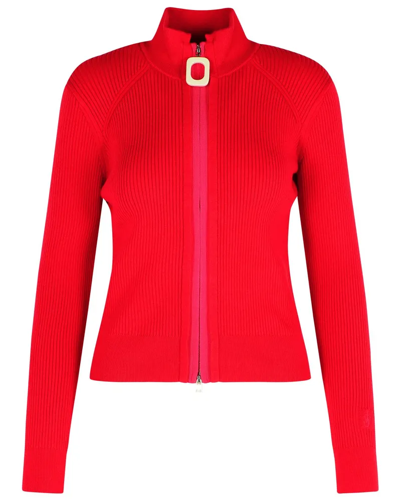 J.W.Anderson JW Anderson Crimson Red Cotton Mischschildkrötenpullover Red