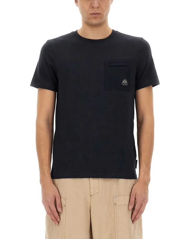 Moose Knuckles Elch Knuckles T -Shirt "Dalon Blue