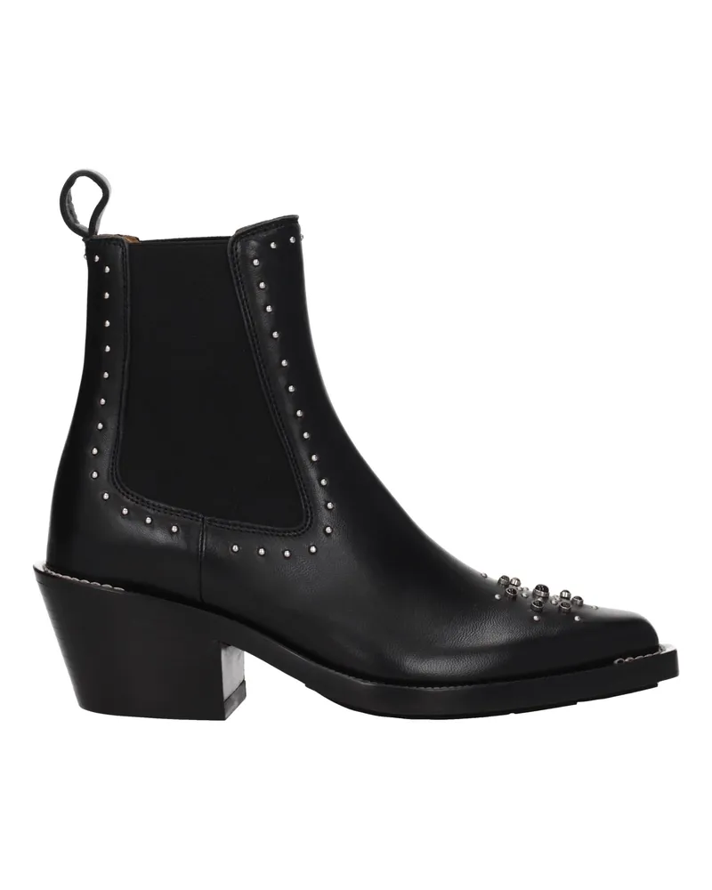 Chloé Damens Lederstiefel Schwarz -