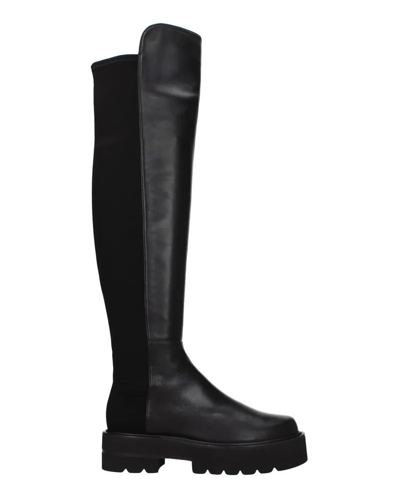 Stuart Weitzman Frauen 's Lederstiefel schwarz -