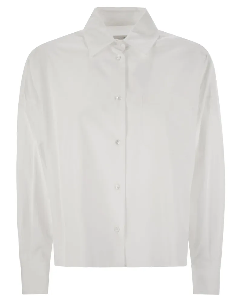 Max Mara Wochenende Max Mara Aureo Baumwollpopelhemd White