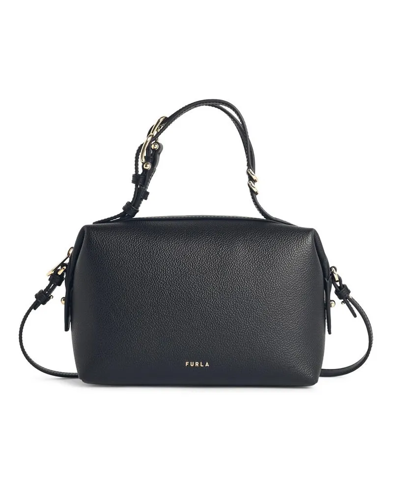 Furla Schwarze Lear-Tasche „Double Mini“ von Black