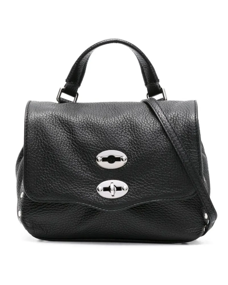 Zanellato Postina täglich Baby Lederhandtasche Black