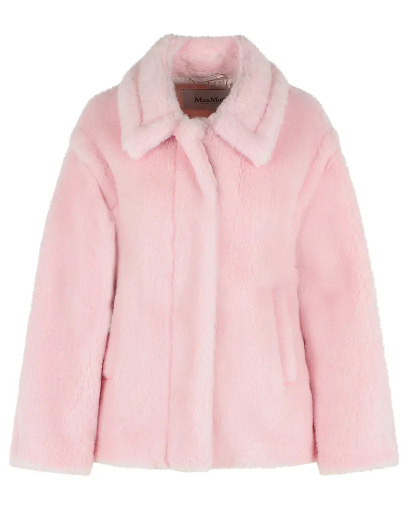 Max Mara Mxmfuggito' Alpaka- und rosa Wolljacke Pink