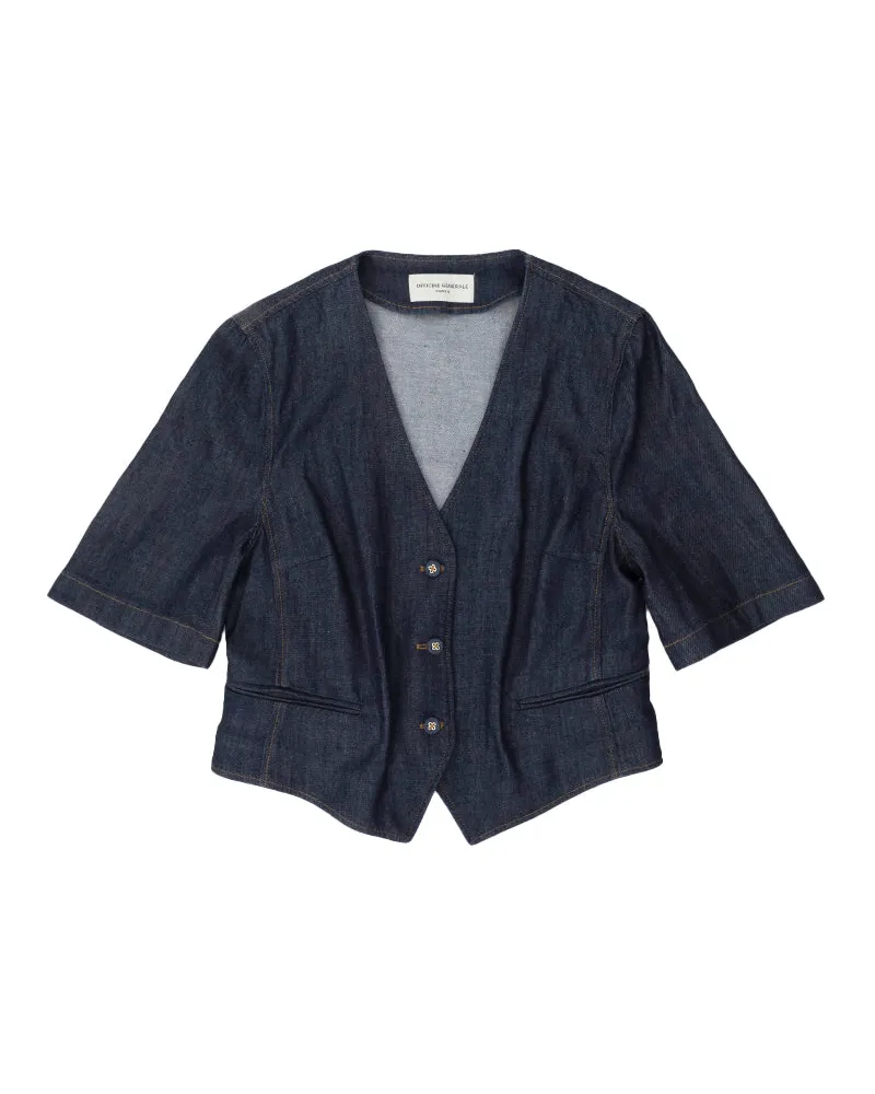 Officine Generale Jackets Blau Blue