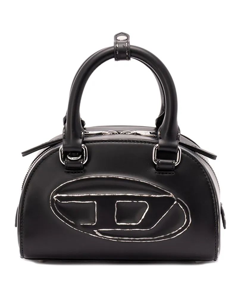 Diesel 1 Dr. Dome Crossbody Bag Black