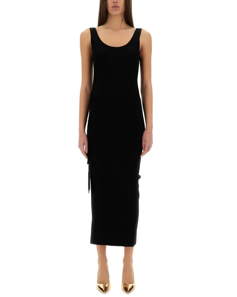 Michael Kors Michael von Michael Kors Stretch Woll Mischkleid Camisole Kleid Black