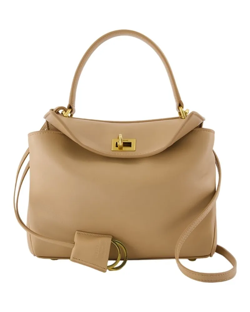 Balenciaga Rodeo Mini -Geldbörsen  Leder Beige Braun