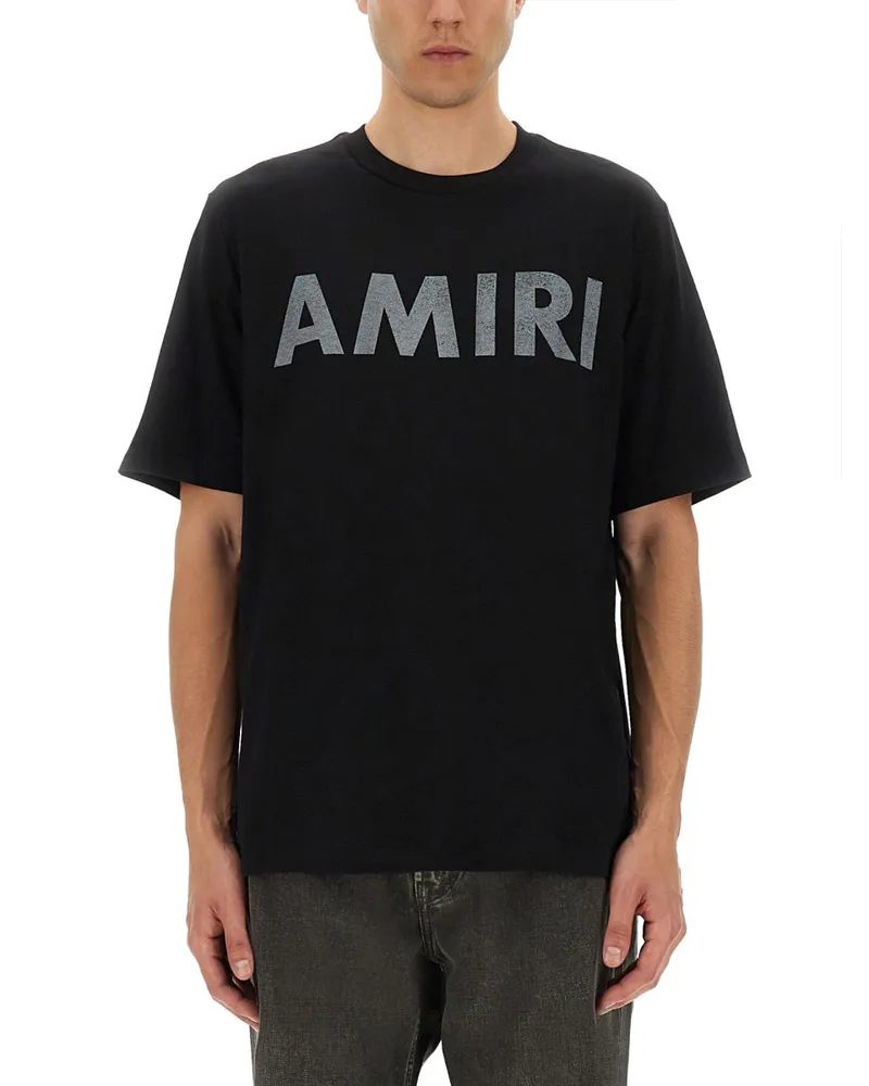Amiri Amiri Schablone Print T -Shirt Black