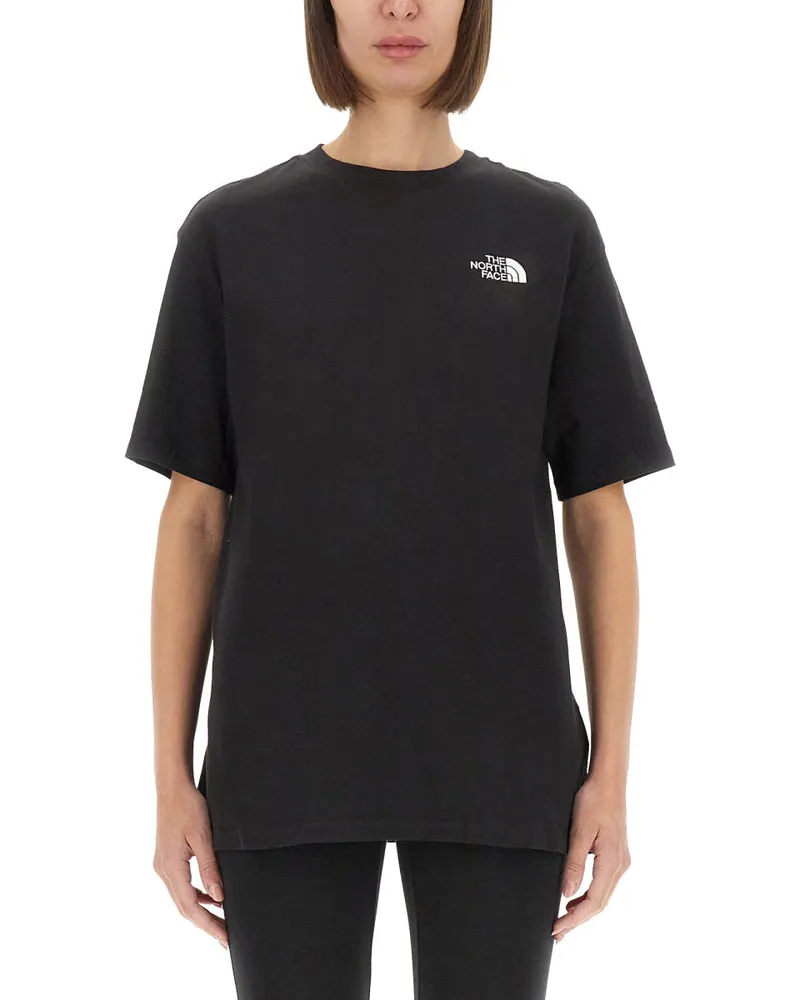 The North Face Das nördliche Gesicht "einfache Kuppel" übergroße T -Shirt Black