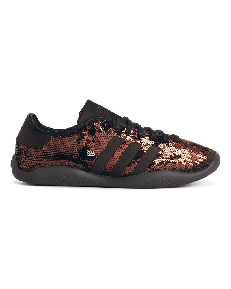 adidas Karintha Pailletten' braune Stoffsneaker Brown