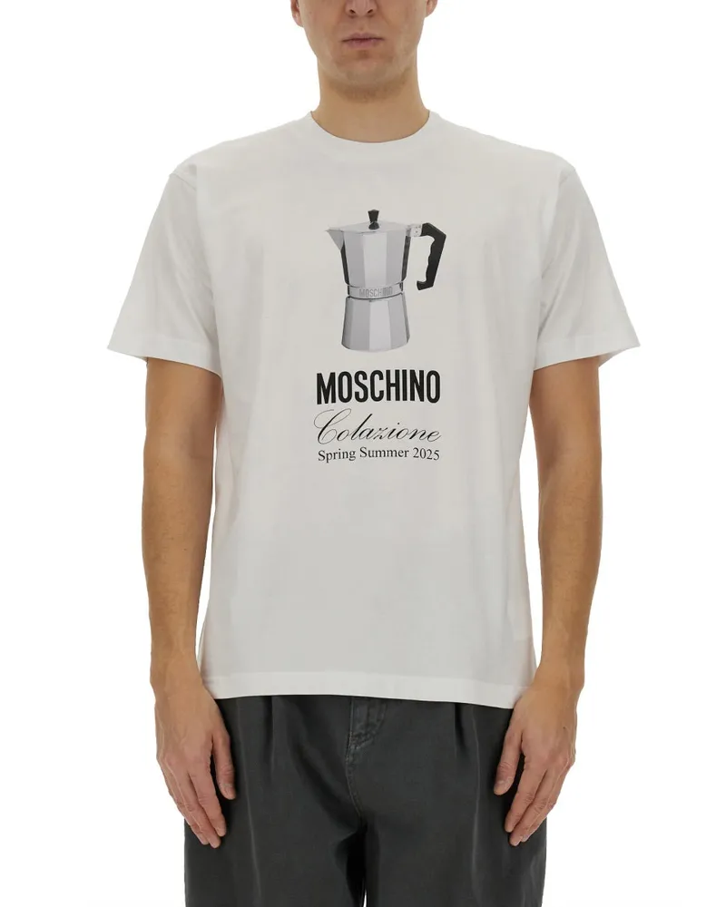 Moschino Frühstück" T -Shirt White