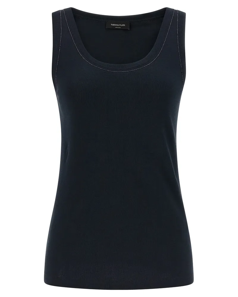 Fabiana Filippi Baumwolloberteil Blue