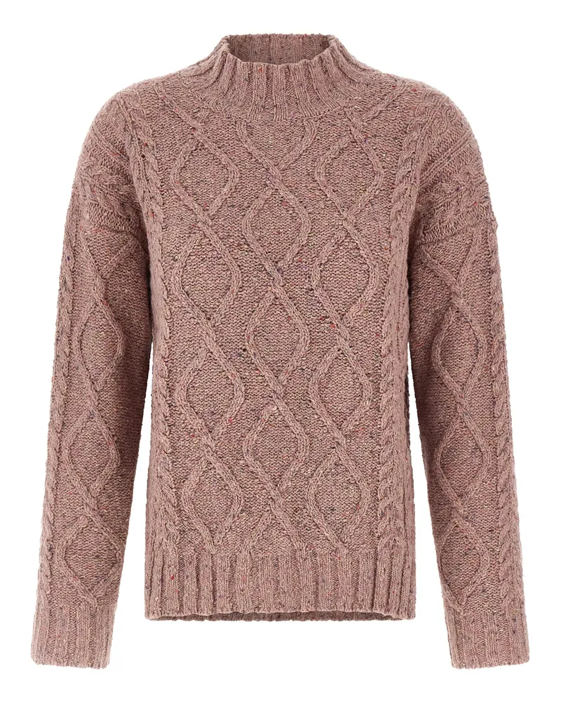 Twin-Set Twin -Set -Lamé -Pullover Pink