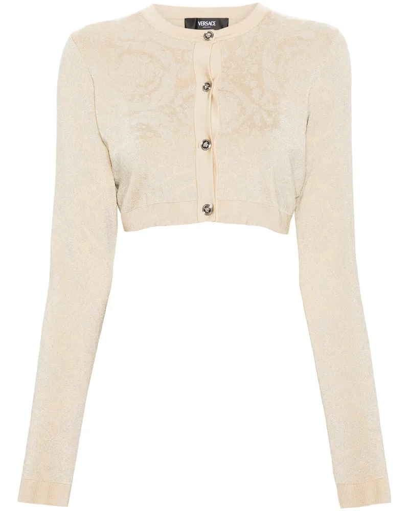Versace Cardigan kurz Nude