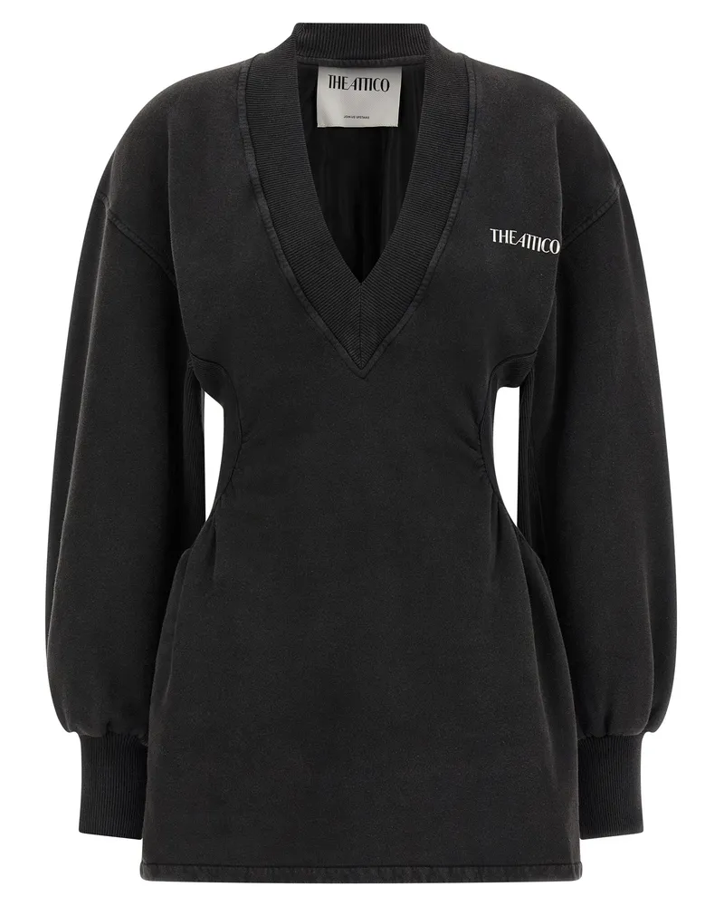 ATTICO Das Attico Sweatshirt -Kleid Black
