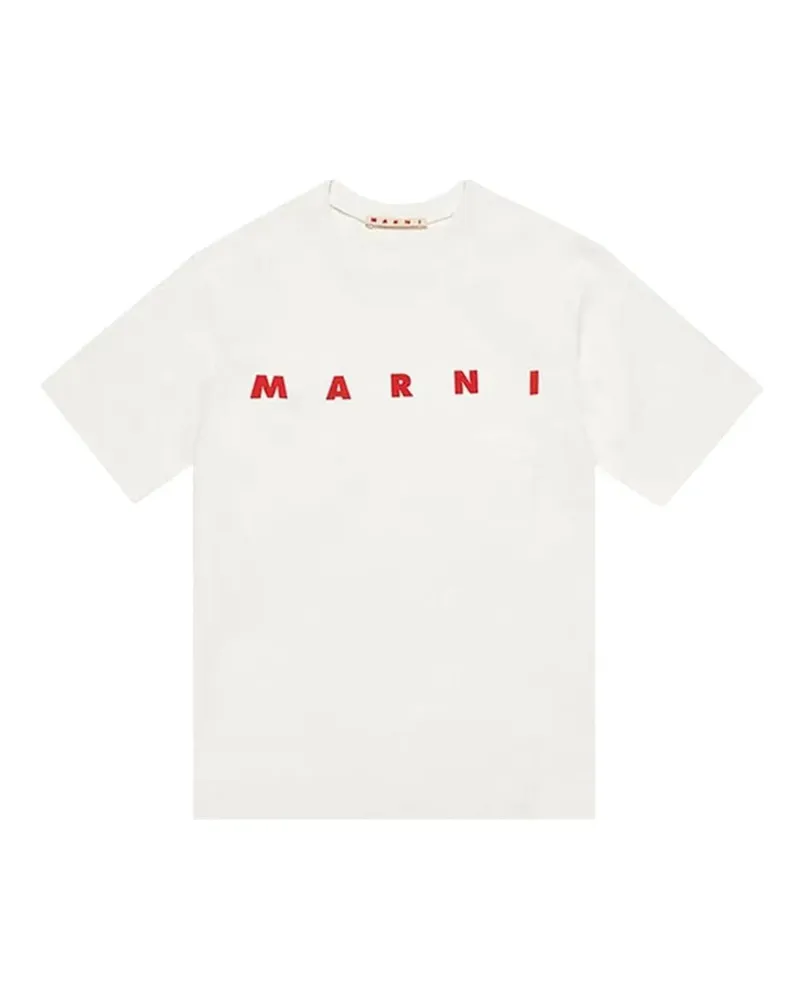 Marni T -Shirt mit Logo Multicolour