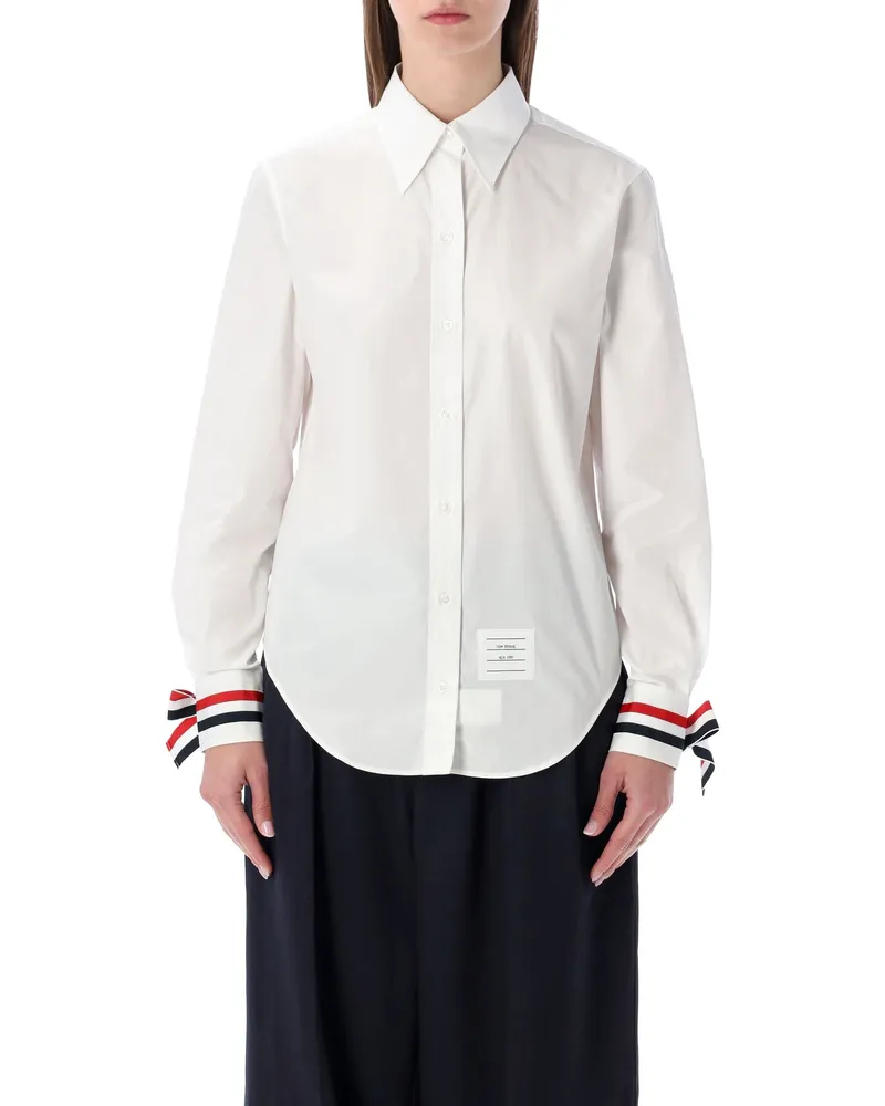 Thom Browne T-Shirts und Polos Weiß White