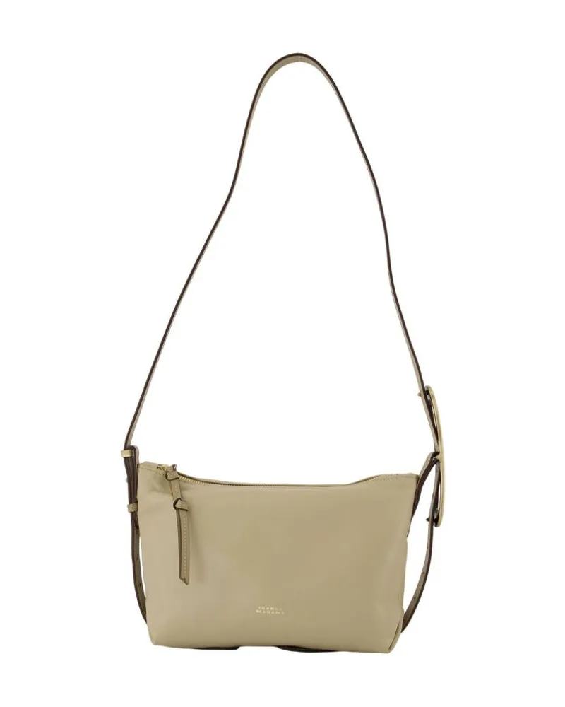Isabel Marant Leyden Mini GZ Umhängetasche  Leder Beige Beige