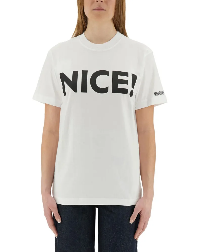 Moschino T -Shirt "Schön White