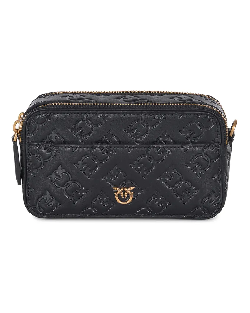 Pinko Camera Mini" -Tasche aus Leder Black