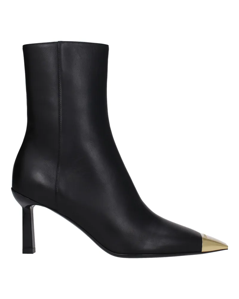 Ferragamo Frauen 's Lederstiefel Amelia Black -