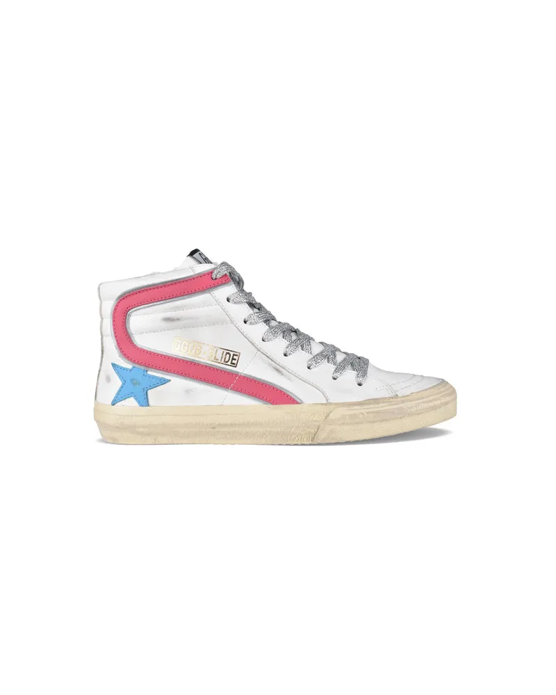 Golden Goose Deluxe Brand Slide Sneakers White