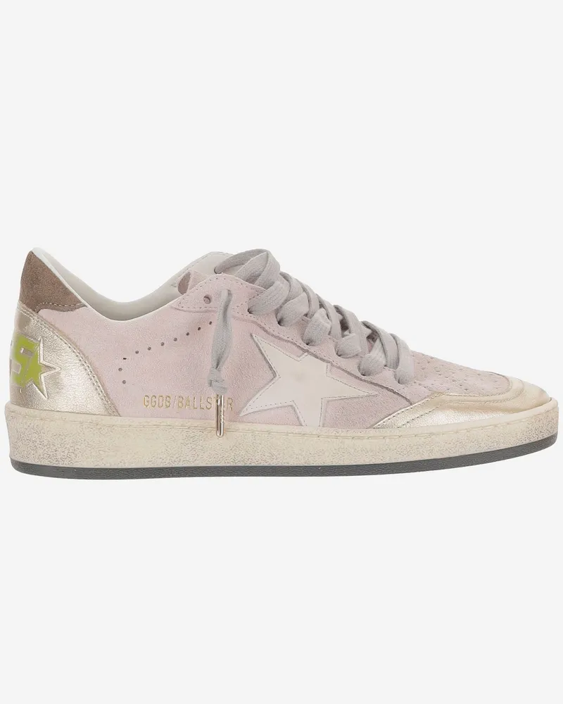 Golden Goose Golden Gänseballstern -Turnschuhe Pink